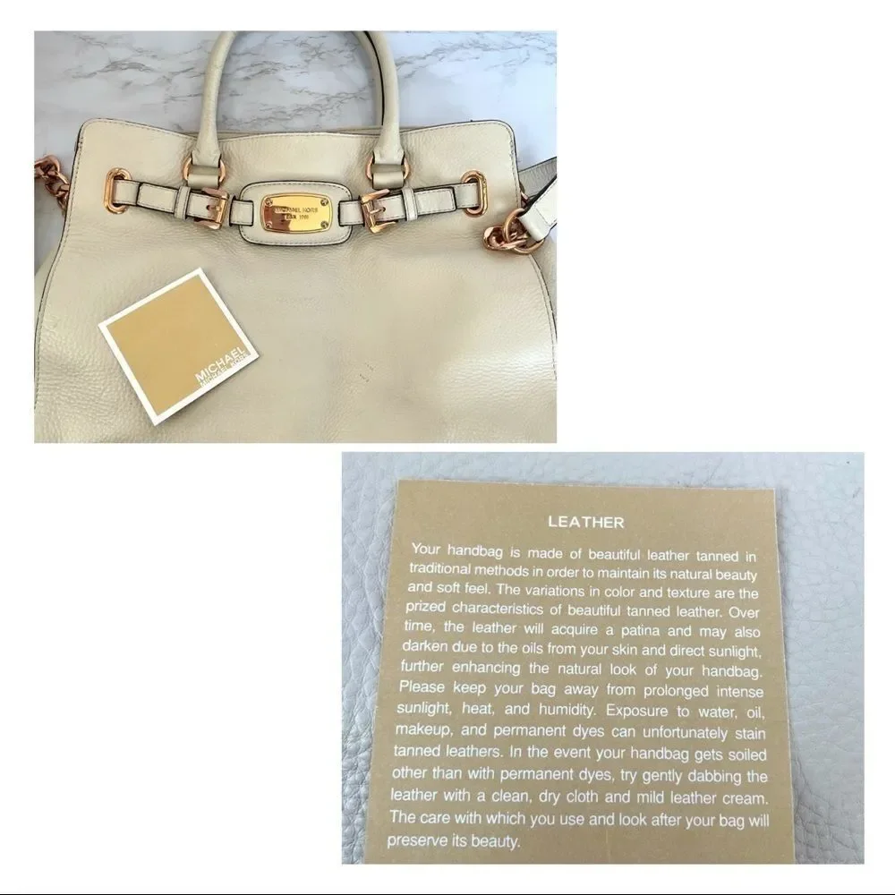 Michael‎ Kors Hamilton Maxi Tote with Rose Gold Hardware